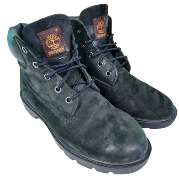 Timberland black suade boots, youth size 4, black - Picture 2 of 9